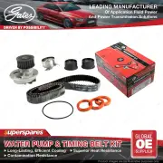 Gates Water Pump & Timing Belt Kit for Daewoo Leganza KLAV 2.2L 100kW