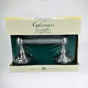 Decor Bathware Greenwich Bath Toilet Paper Holder Chrome Silver Finish NEW NIB