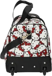 Hello Kitty rolling duffle bag with wheels and pull handle large Sanrio Travel