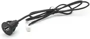 for Car Android Multimedia Radio Player USB Female Interface to 4 6 Pin Dash Board Mount Panel Extension Cable Adapter(6 Pin)