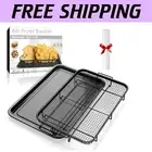 Healthy Cooking with 18.8" x 12.8" Air Fryer Basket Set - Cook More, Clean Less