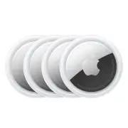 Apple AirTag 4 Pack with 4x Magnetic Metal Cover Key Ring (Gold, Purple, Navy, Black)