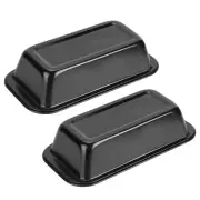 Black)Rectangle Loaf Pan Bread Cake Mold Carbon Steel Nonstick Loaf