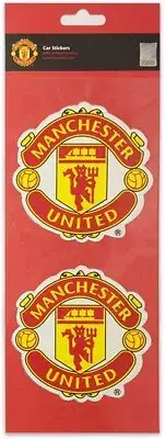 Manchester United Pack of 2 Car Stickers Official Merchandise