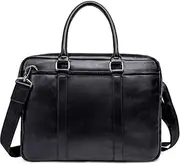 [HAMKVBPR] Mens Briefcase Briefcase Solid Color Diagonal Bag Handbag Computer Bag Briefcase Men's One Shoulder Bag Messenger Bag for Work Business