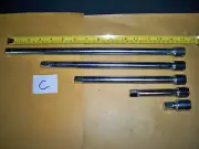 5pc 1/2" sq. DRIVE EXTENSION EXTENDER BAR SET FOR RATCHET