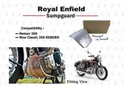 Silver "Sumpguard Fit For Royal Enfield New Classic 350 REBORN & Meteor 350"