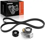 Engine Serpentine Belt Drive Kit Compatible with Toyota 4Runner 2003-2009, Tundra 2000-2006, Sequoia 2001-2008, Land Cruiser & Lexus GS400, GS430, GX470, LS430, LX470, SC400, 4.0L 4.3L 4.7L