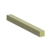 Porta 18x18mm 2.7m DAR Square H3 Primed FJ Pine