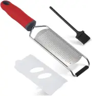 Lemon Zester & Cheese Grater - Stainless Steel Citrus Grater, Kitchen Graters...