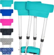 Vive Premium Crutch Pads & Hand Grips - Comfortable, Breathable, Machine Washabl