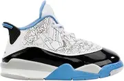 Toddler's Jordan Dub Zero White/University Blue-Black (DV1358 114), White/University Blue-black, 6 Toddler