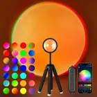 Sunset Lamp Projector with APP Control Multicolor Changing Led Lights for Roo...