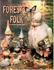 Forest Folk Fantasy Decorative Painting Pattern Book Juanita Denton VTG