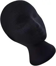 Ipetboom Wig Display Stand Mannequin Head for Hats Wigs Headpieces Lightweight Durable Head Support for Home Salon Travel Use for Displaying Bonnets Caps