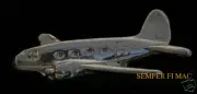C-46 COMMANDO GOLD HAT LAPEL PIN WW 2 US ARMY AIR FORCE USAAF NAVY MARINES R5C