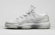 Nike Air Jordan 11 XI Retro Low Premium GS 9Y Frost White Triple Men 9 Shoes