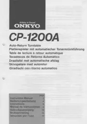 Onkyo CP-1200A Turntable Owners Manual