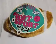 Plush Football Dog Toys 6" Soft Stuffed Sport Ball Fetch Play With Squeaker