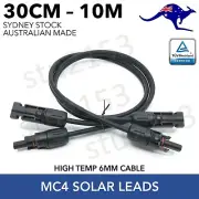 MC4 Compatible Solar Extension Leads 6mm Solar Cable 30cm - 10m