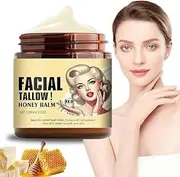 EASYNICE Whipped Beef Tallow and Honey Balm, Beef Tallow Honey Balm, Whipped Tallow Honey Balm Beef Tallow and Honey Balm for Face, Beef Tallow for Skin, Tallow Face Moisturizer