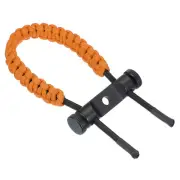 15.75 Inch Bow Wrist Sling 550 Paracord Strap Compound Orange 1 Count