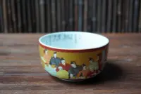 在飛比找Yahoo!奇摩拍賣優惠-日本九谷燒三十六歌仙抹茶碗琥珀窯茶道具建水筆洗