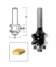 CARBiTOOL Bull Nose Router Bit TBN2B