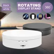 360° Rotating Electric Turntable Display Stand Jewelry Photography Show Holder