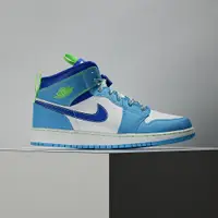 在飛比找蝦皮商城優惠-Nike Air Jordan 1 Mid GS 大童 藍綠