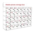 Acrylic Acrylic Phone Storage 4/5/6/9 Doors Storage Cabinet Cell Phones