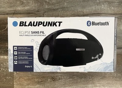 BLAUPUNKT ECLIPSE PORTABLE BLUETOOTH BOOMBOX SPEAKER - BLACK