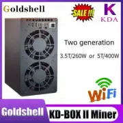 New Goldshell KD BOX II WIFI 5.0T Hashrate KDA Miner Silent Network Kadena Miner