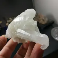 在飛比找蝦皮購物優惠-{石場}zz87-雙尖水晶 白水晶柱 水晶簇 未拋光水晶柱 