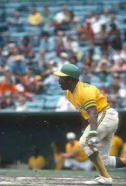 Manny Sanguillen Oakland Athletics bats v the Baltimore Orioles at- Old Photo