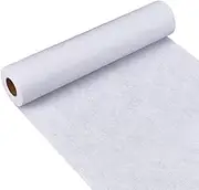 OLYCRAFT 35g/㎡ Medium Weight White Iron-On Fusible Interfacing 15.7 Inchx30 Yards Non-Woven Interfacing Iron On Single-Sided Interfacing Non-Woven Apparel Interfacing for Sewing DIY Crafts Supplies