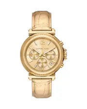 Michael Kors Maren Chronograph Leather Watch, 40mm