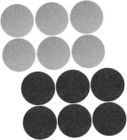 12pcs Foot Grinding Stone Foot Accessories Practical Pedicure Tools Foot Care Rasp Round Foot Callus Remover Foot Care Tool Foot Dead Skin Remover Pedicure Tool Heads Home Supplies