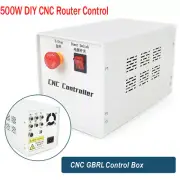 110V GRBL CNC Control Box for 500W CNC Router Cutter Spindle Engraving Machine