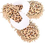 SAFIGLE 1Pair Mop Slippers for Easy Cleaning Washable Dust Sweeping Shoes Made with Chenille for Tile Vinyl Floors Convenient Household Mop Shoes for Effortless Housekeeping