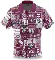 Manly Sea Eagles NRL Pop Art Shirt Sizes S-5XL BNWT