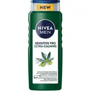 Nivea Sensitive Pro Ultra Calming Shower Gel for Men - 500ml