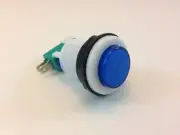 ILLUMINATED GAMING BUTTON (MOMENTARY) COLOR VARIANCE (1 SINGLE, BLUE)
