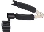 JOINPAYA String Winder Peg Remover String Cutter Black Essential for Guitar Maintenance