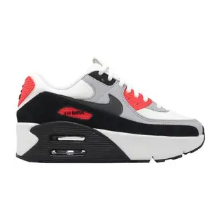 Nike 休閒鞋 Air Max 90 LV8 女鞋 灰 紅 氣墊 厚底 增高 FD4328-101