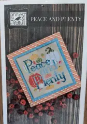 Annie Beez Folkart "Peace and Plenty" cross stitch chart