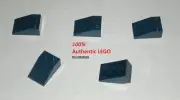 LEGO NEW 2x3 Dark Blue Slope 25° (5x) 6025376 Brick 3298