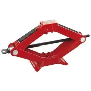 1.5 Ton Red Scissor Jack Heavy Duty Compact Car Truck Lift Garage Shop Tool