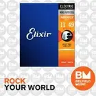 Elixir 12102 Electric Guitar Strings Nanoweb Medium 11-49 E-NW-M -Belfield Music