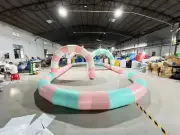 Hot Sale 12x6m Inflatable Go Kart Race Track Didi Car Bumper Car Track For Games